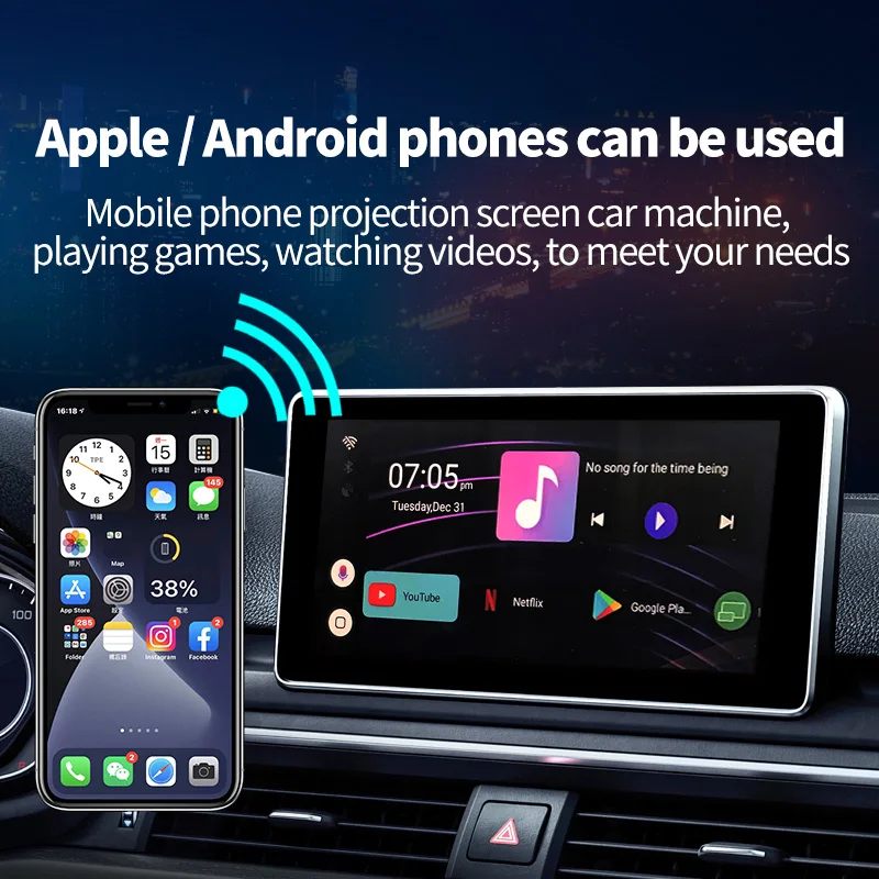 auto Smart carplay car box Android 9.0 4+32G 5G wifi for Ford sync3 car radio carplay dongle