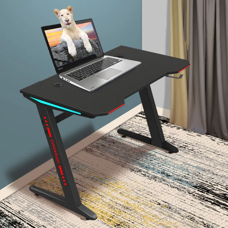 Wholesale Office Furniture Gamer Table Racing Style Home Office Gaming Desk Rgb