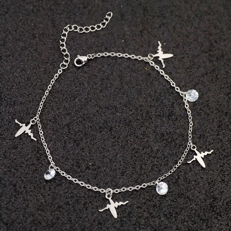 High Quality ankle bracelet stainless steel anklet hot selling popular stainless steel ankle bracelet new item abklets bracelets