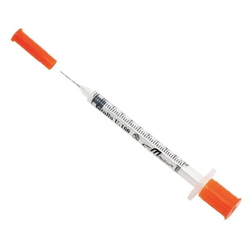 Medical Hospital Disposable Insulin Syringe With Needle 0.5ml