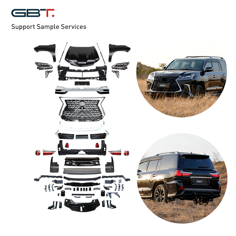 GBT Trendy Products 2022 Car Modification Parts Suitable For 2008-2015 Upgrade 2018 Lexus Lx570 Grille Facelift Kit
