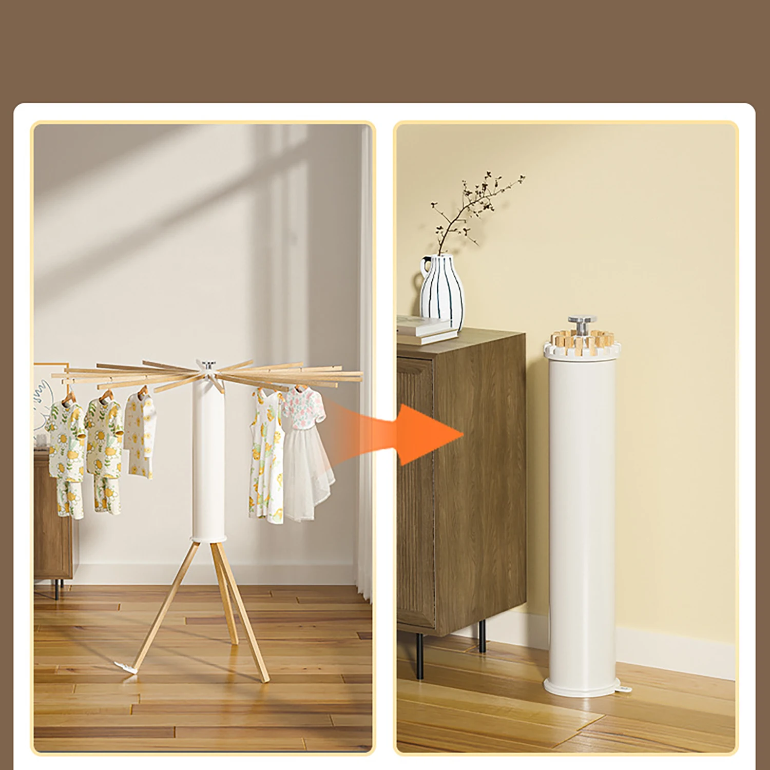 New Products Floor Standing Octopus Drying Rack Folding Clothes Hanger cloth Airer Rotary Dryer Rack