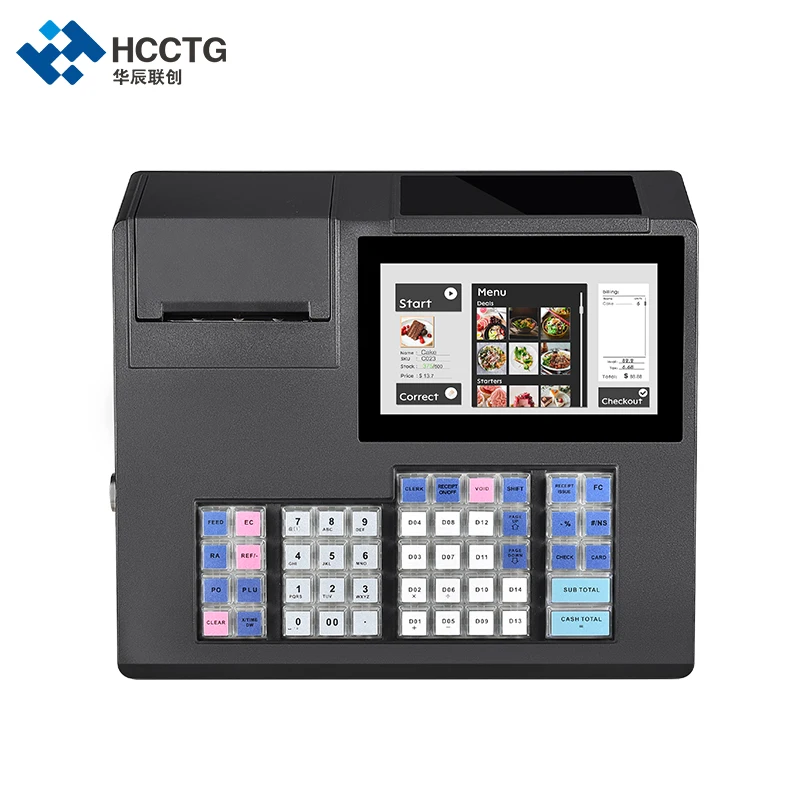 Кассир с сенсорным экраном все в одном ресторане POS терминал программным HCC-A1170