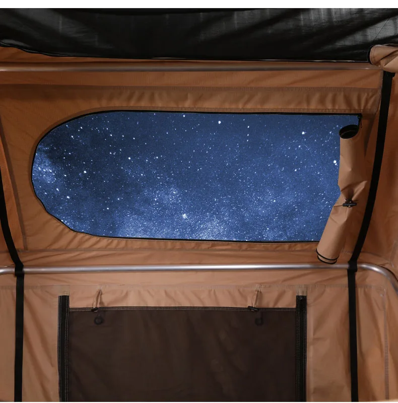 Eagle long soft-top outdoor self-driving camping car folding roof speed-opening tent