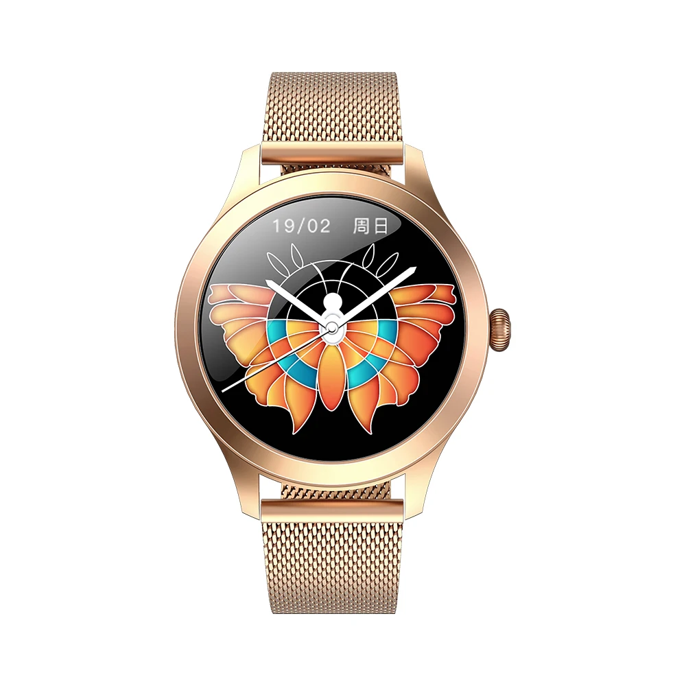 Женские часы KW10pro Kingwear Золотые женские наручные часы Смарт-часы водонепроницаемые с фитнес-трекером для здоровья умные часы