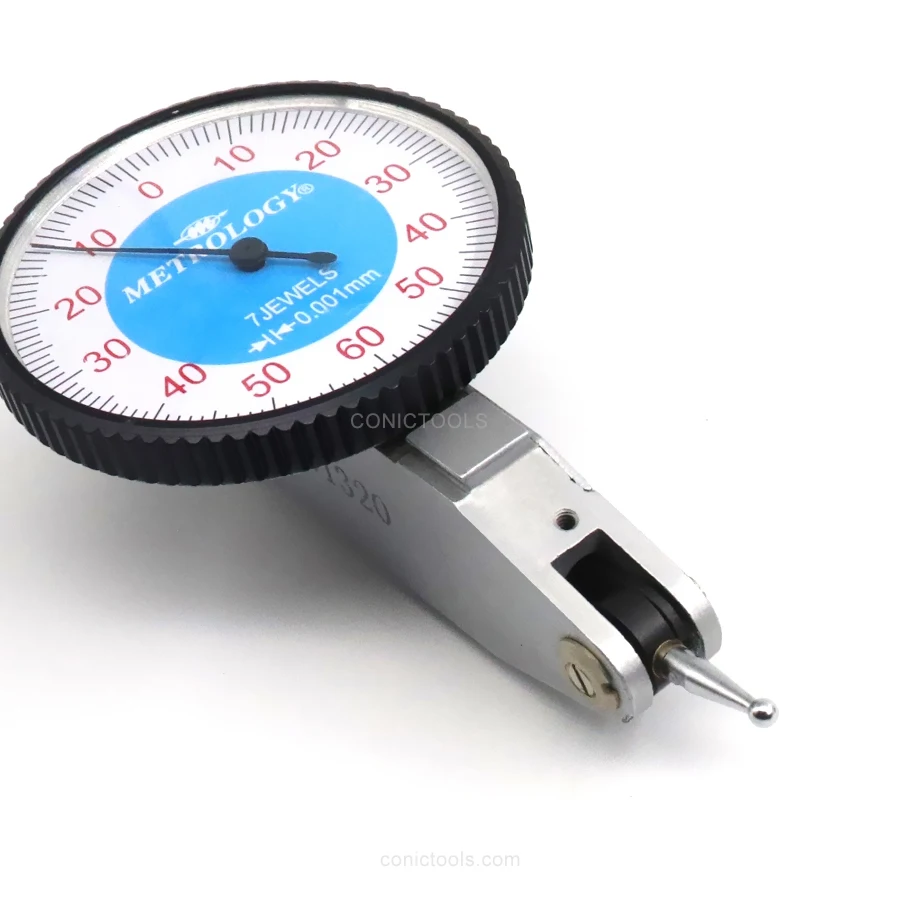 High Precision 0-0.12mmx0.001mm Indicator Gauge  micron Jewels Dial Indicator Dial Test Indicator