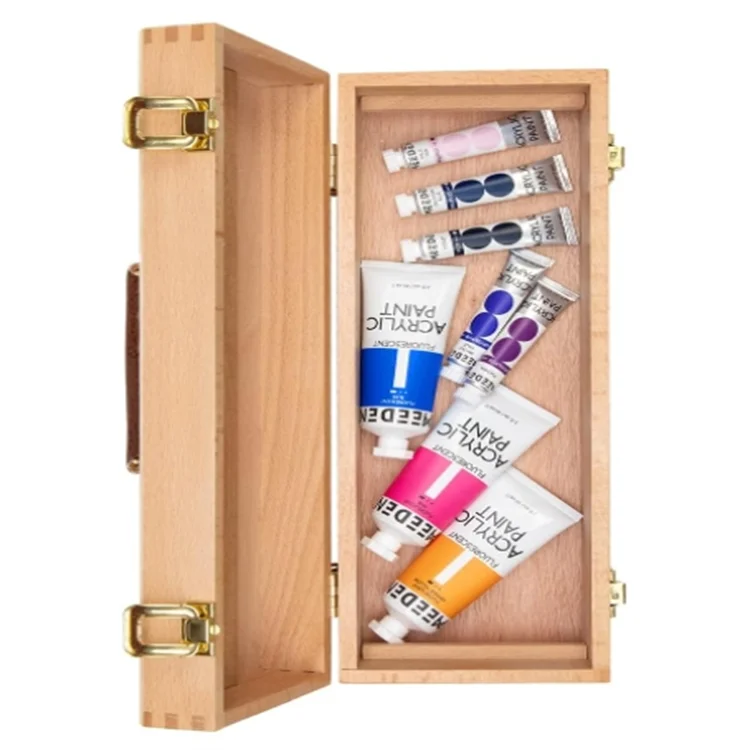 High Quality Bamboo Wood Drawing Sketch Easel Painting Box