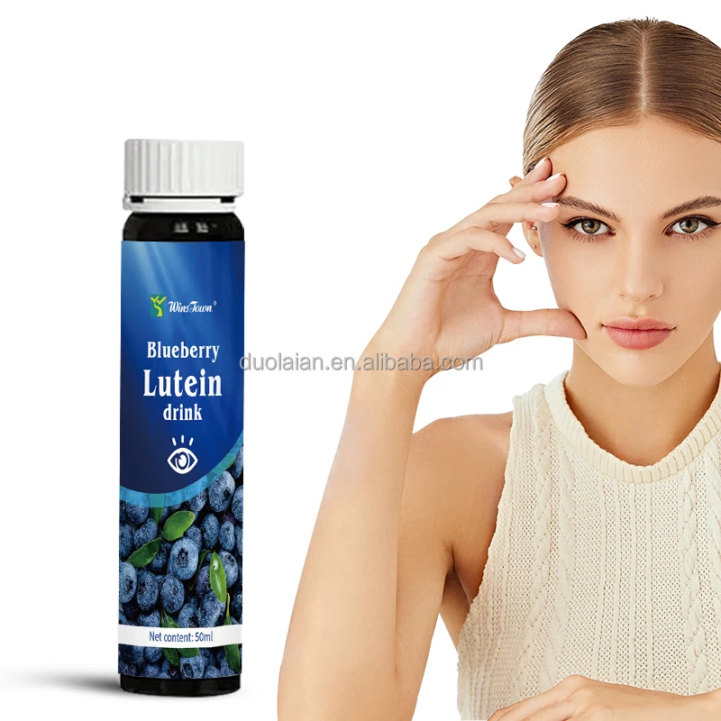 Blueberry flavour lutein oral liquid Eye protection natural Vitamin healthy supplement improve vision nutrition oral liquid