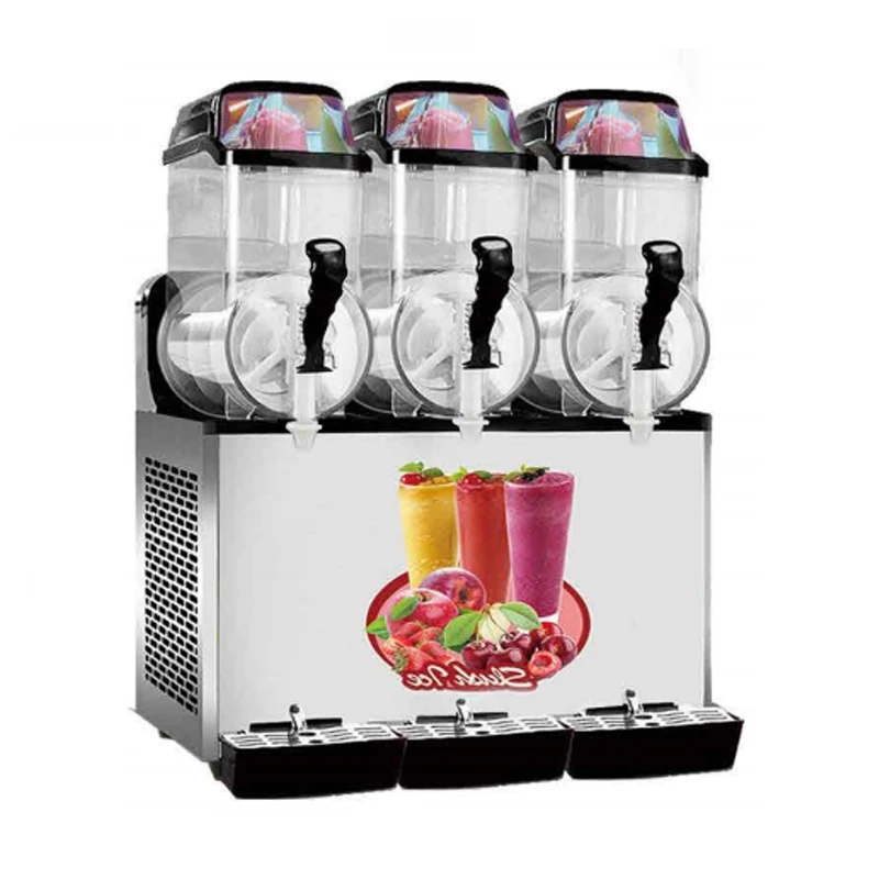 Factory Outlet Ice Cream Slush Machine Margarita Slush Maker 2 Tanks Commercial Slush Making Machine Factory Price