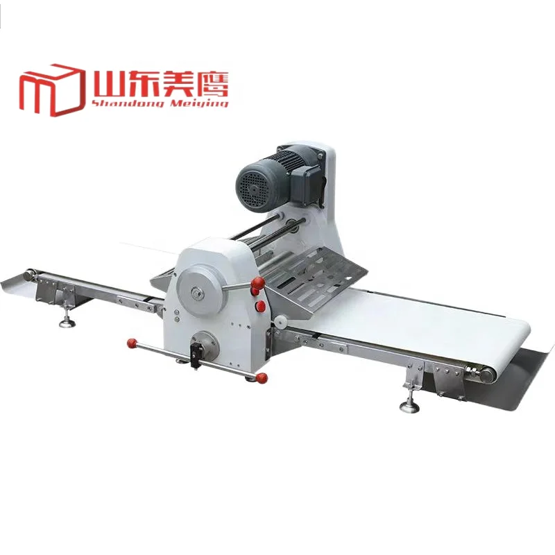 MS500-3 Commercial Electric Tabletop Manual Pastry Dough Sheeter/bakery Dough Sheeter 30 kg