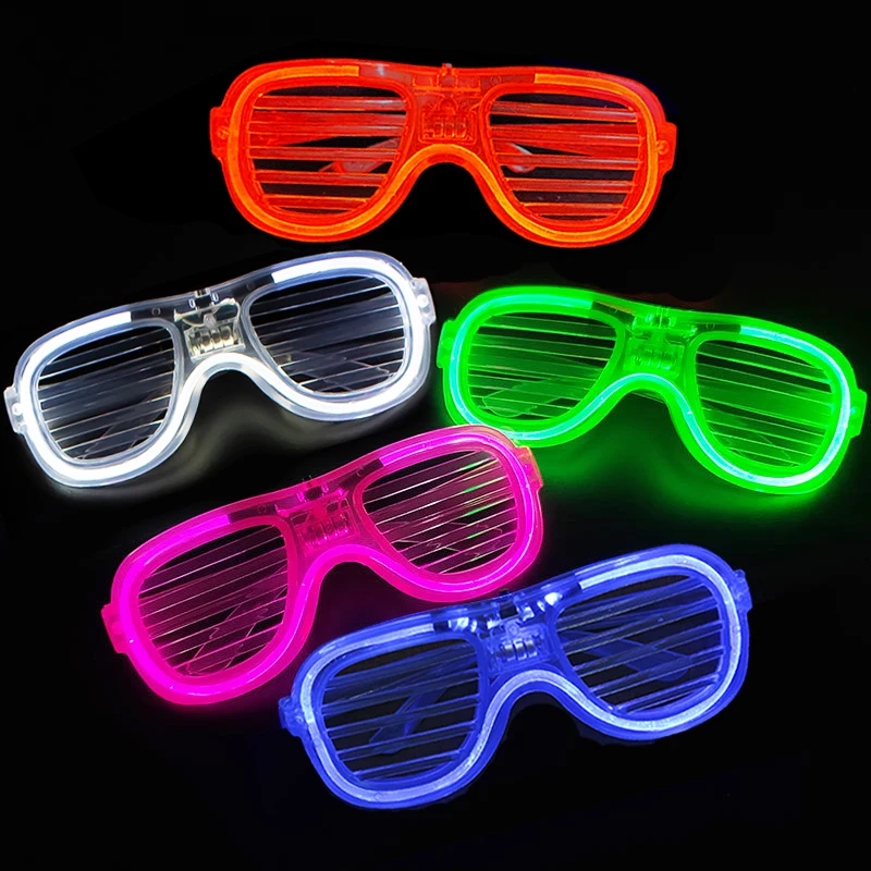 Party Supplies Glow in the Dark Led Glasses Party Supplies Wedding Birthday Halloween Decor