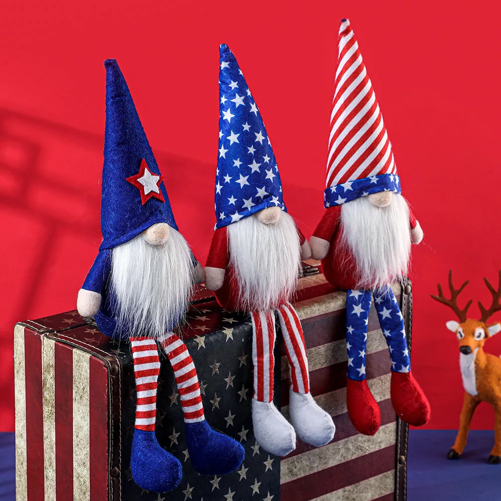 Nicro независимости Национальный день США 4th of July декор для вечеринок качество День Независимости мини Отечественной гномов кукла