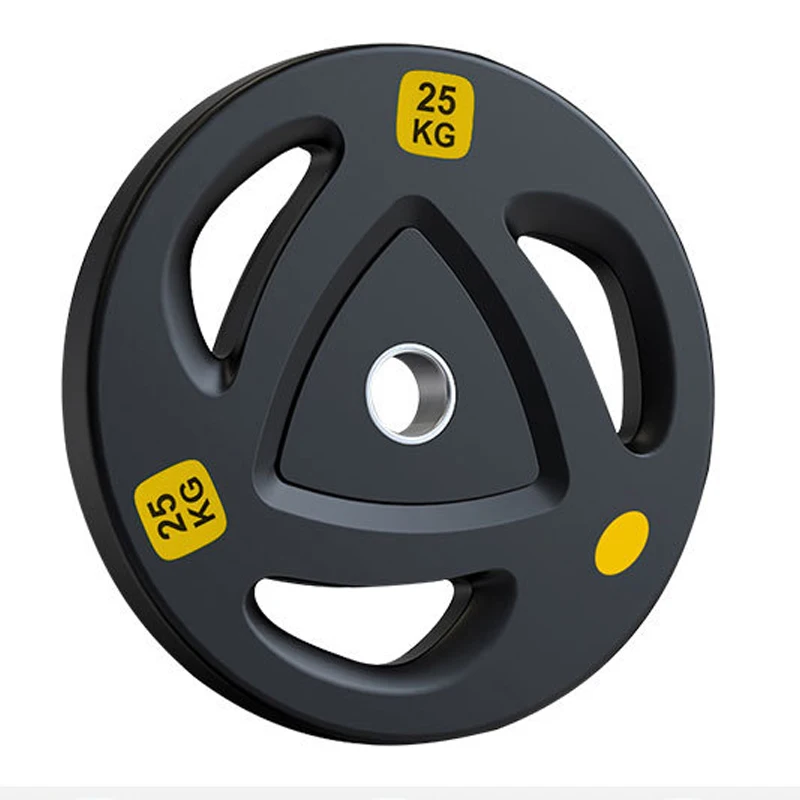 
Cross Fit cast iron dumbell 50mm plate weight set rubber pvc 