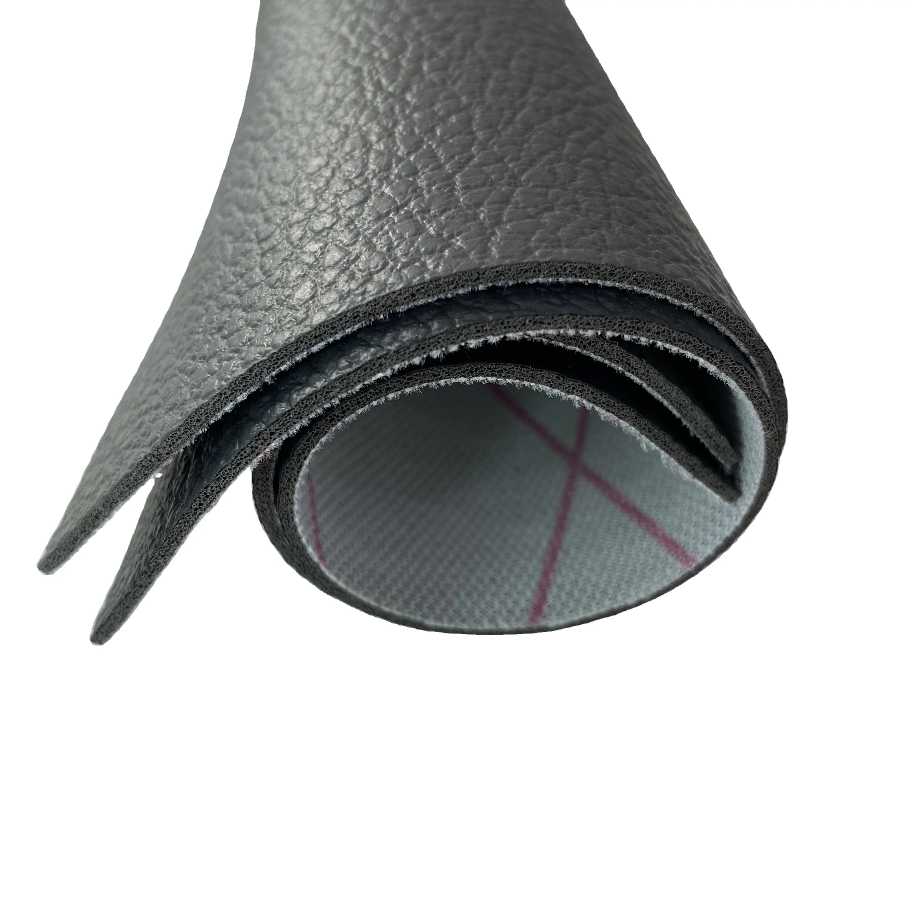 PVC Leather Supplier Customized Smooth PVC Waterproof Leather for Car Floor Mat Leather Roll