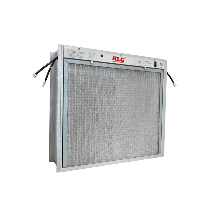 Sterilization and Dust Removal Electrostatic Filter for Central Air Conditioning Duct