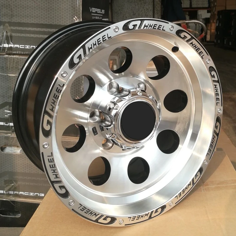 4X4 offroad black machine face aluminium wheels car alloy wheels