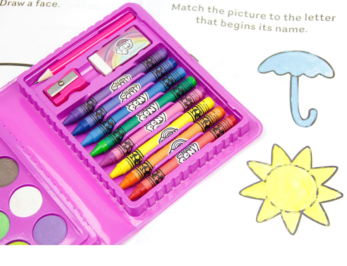 Детские Инструменты для рисования и рисования с сухими красками и мелками, все в одном, набор для рисования детей