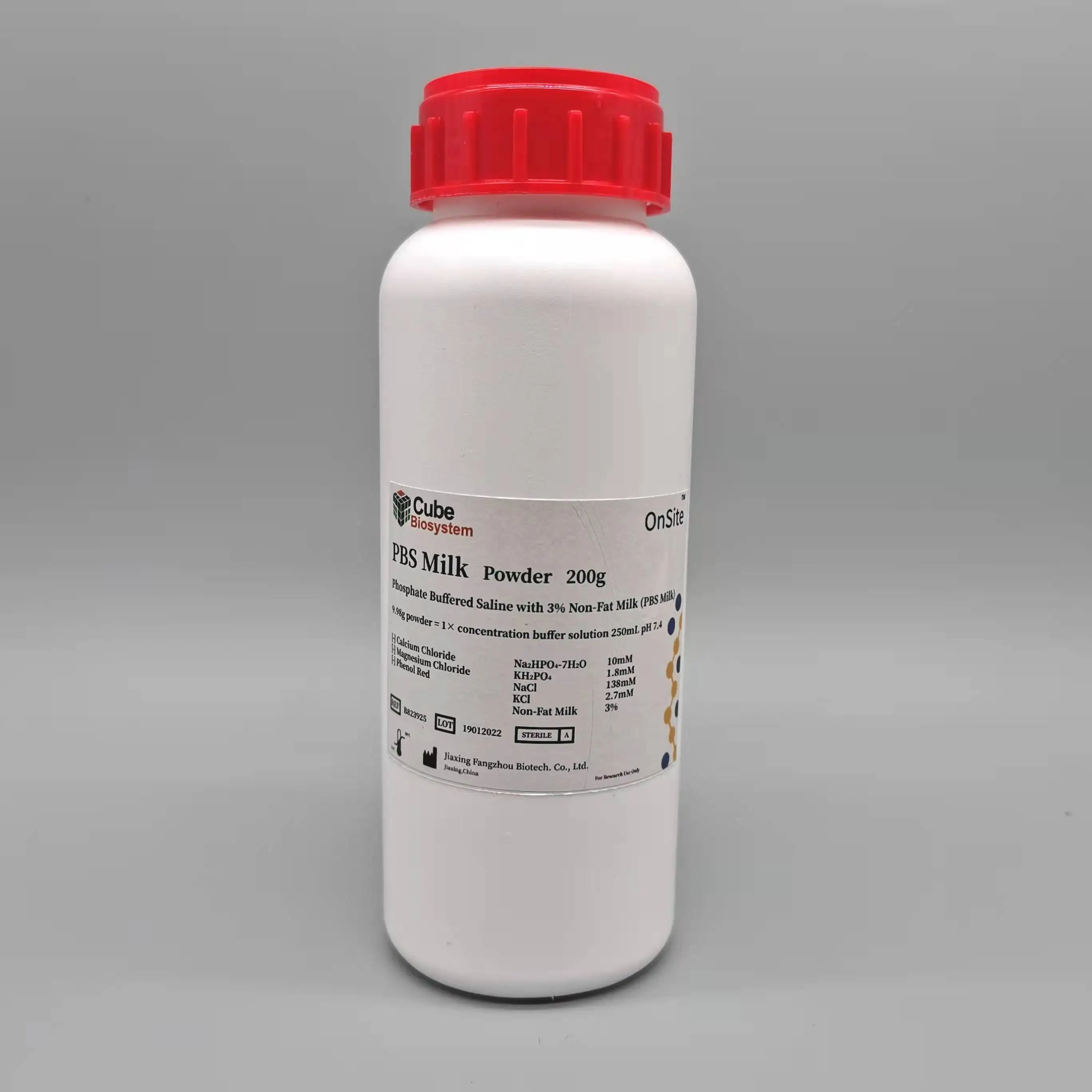Good quality Phosphate Buffered Saline with 3% Non-Fat Milk TBS Milk Washing Buffer for Western Blot