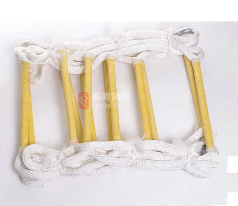 High Strength Nylon Escape Folding Ladder for Emergency High Building Escape