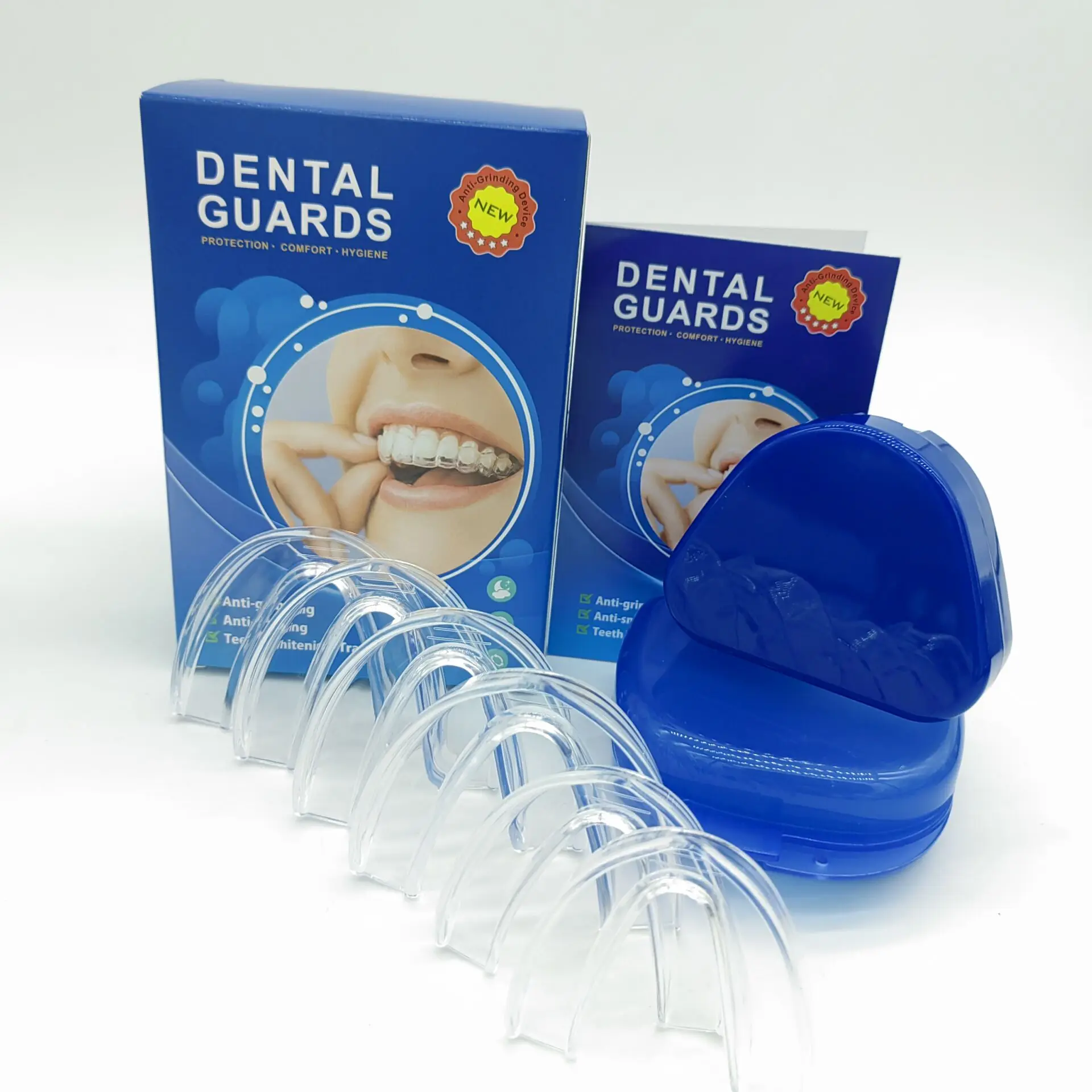 new material durable PP plastic dental tray cases mouth guard protect cases mouth guard retainer