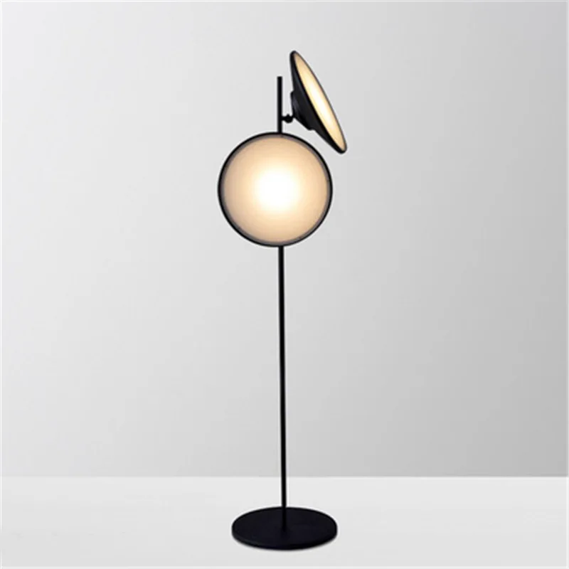 Modern Nordic Simple Designer LED Floor Lamp Double Horn Radar Bedside Light with Stand for Living Room Decor Lighting Fixtures