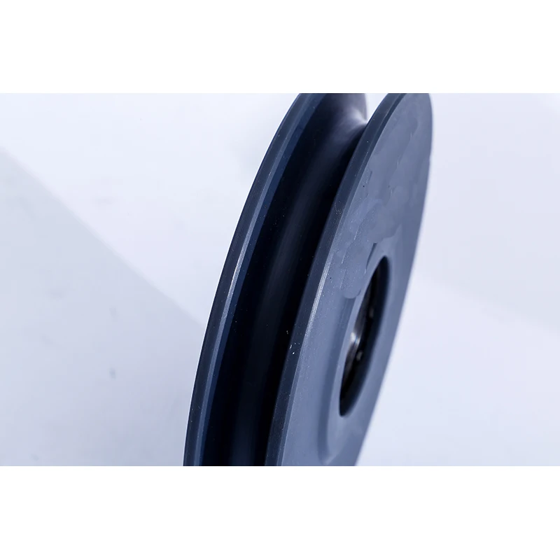 Tower crane nylon pulley high wear-resistant nylon pulley plastic nylon block