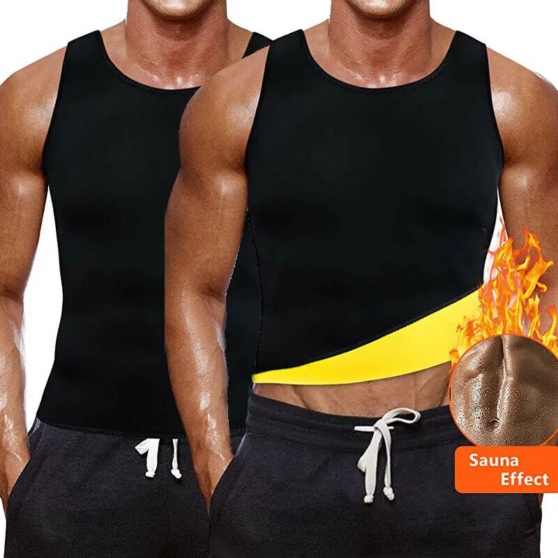 Body Building Shaping Men Polyurethane Dry Quick Tank Top Double Face Fitness Gym Vest