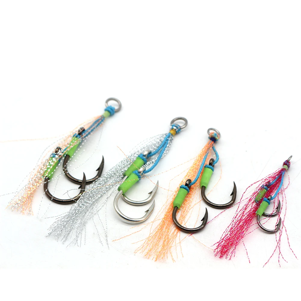 High Carbon Steel Fishhook Slow Jigging Hooks Assist Hook Japan Fishing Hooks