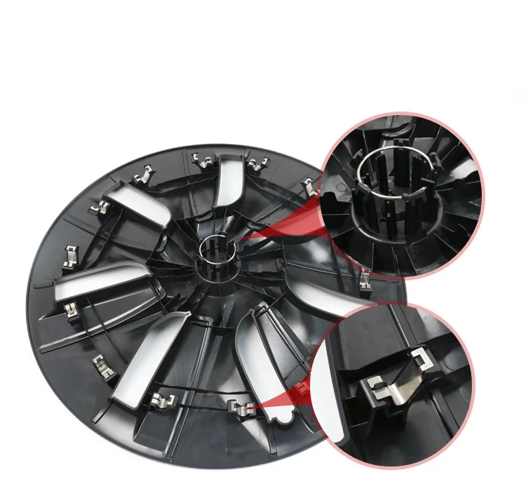 For Model Y Original Factory Auto Parts 4 Pcs Waterproof Hubcap Sporty Rim Cover For Tesla Model Y Wheel Cover