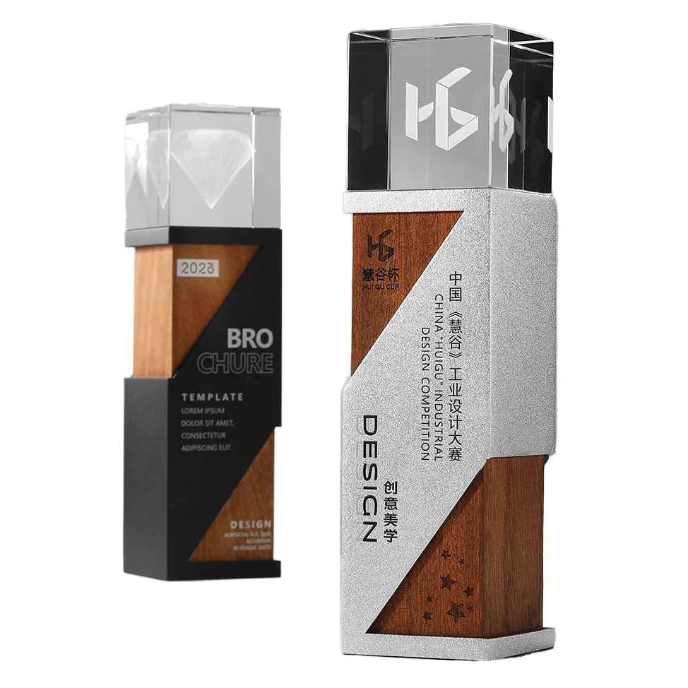 Персонализированная позолоченная металлическая кристаллическая награда настраиваемая табличка Для награды из хрустального сплава nsurance