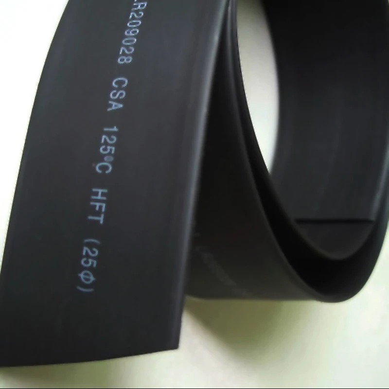 Black Dia 2 3 4 5 6 7 8 9 10 12 14 16 20 25 30 40 50 Mm Heat Shrink Tube 2:1 Polyolefin Cable Sleeve Insulated Wire Sleeve