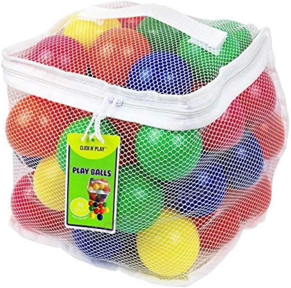 High Quality 65mm Bulk Plastic Soft Toy Balls for Kids Play Unisex 6cm PE Playground Ball for Babies and Ball Pit Use
