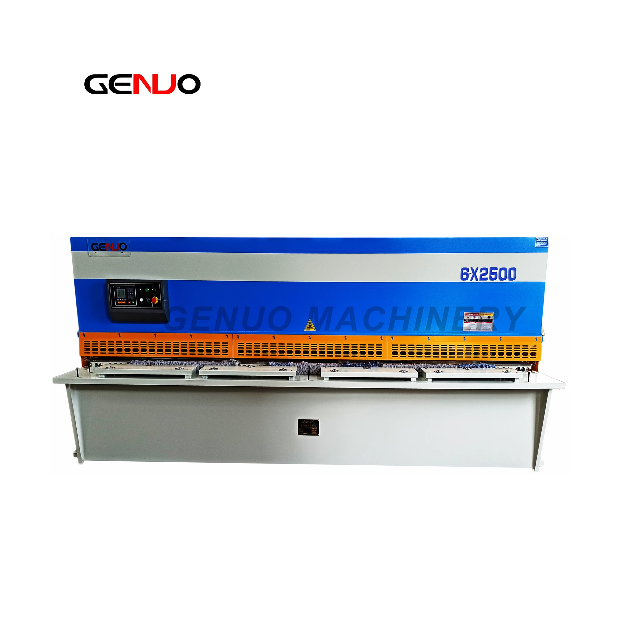 GENUO balde cnc hydraulic sheet metal plank shearing machine for sale