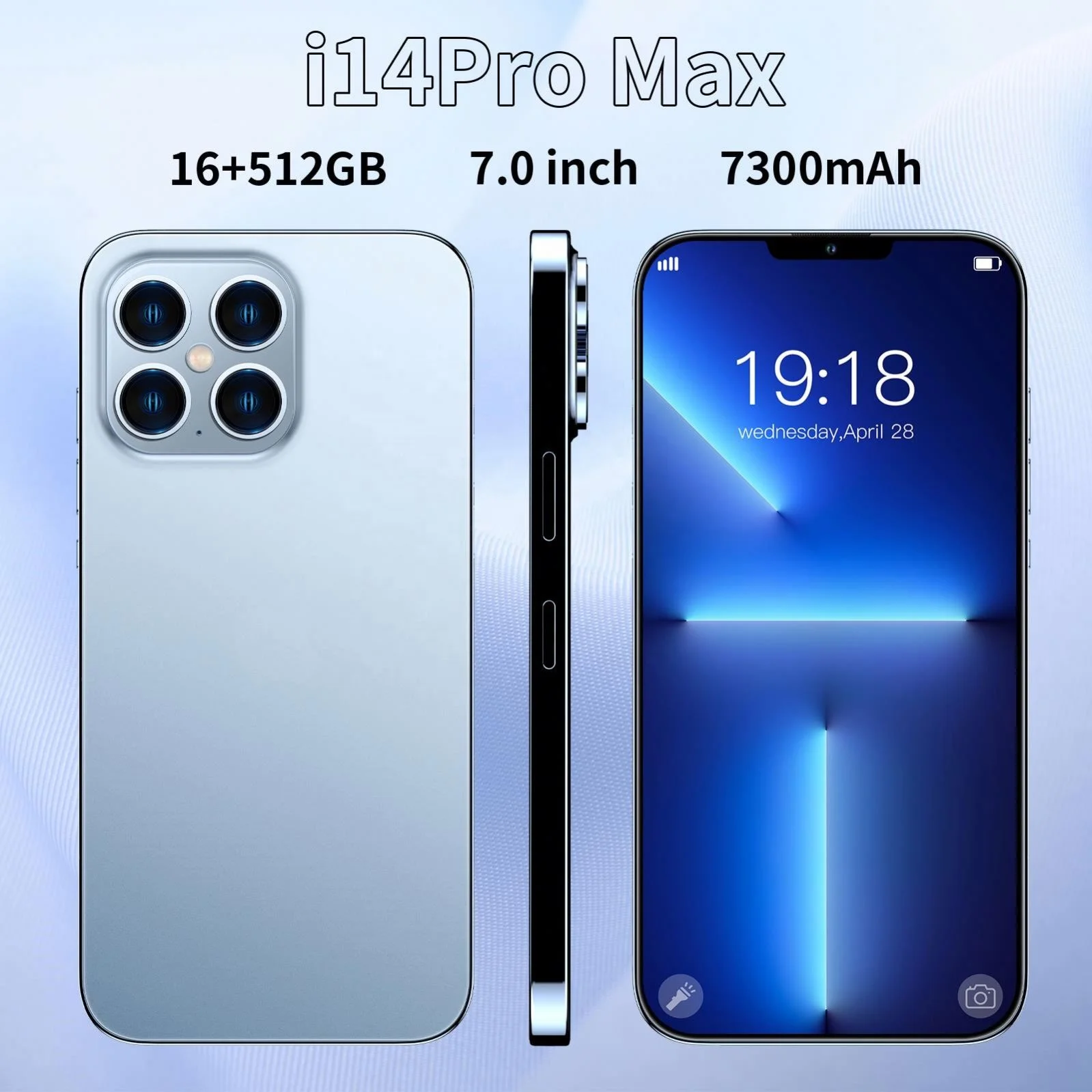 2022 оригинальный телефон 14 PRO MAX 16 ГБ + 512 6 7 дюймов с полным дисплеем Android 12 0 мобильный I14 сотовый смартфон