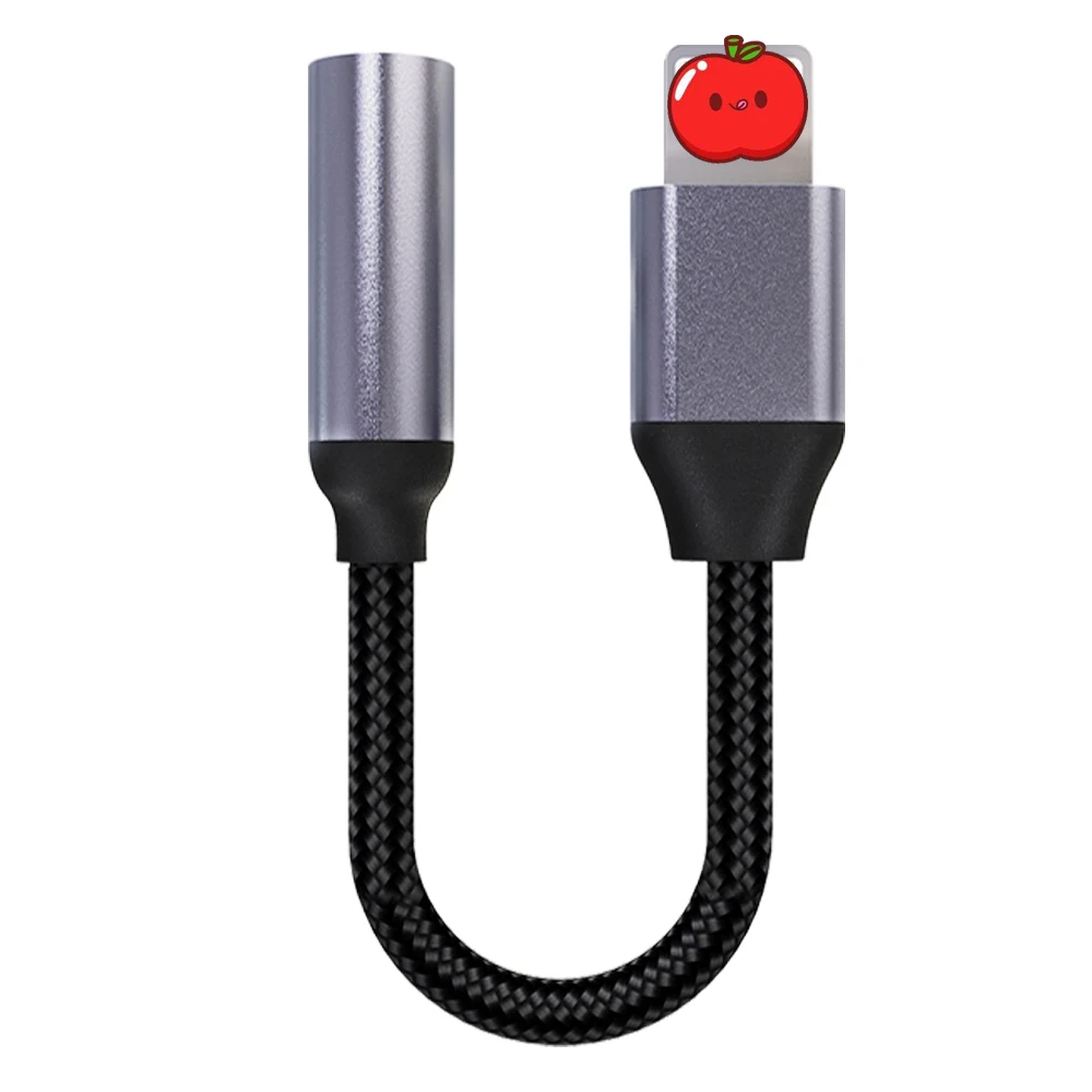 for Apple Lightning Earphone Headphone Jack 3.5mm Audio Adapter