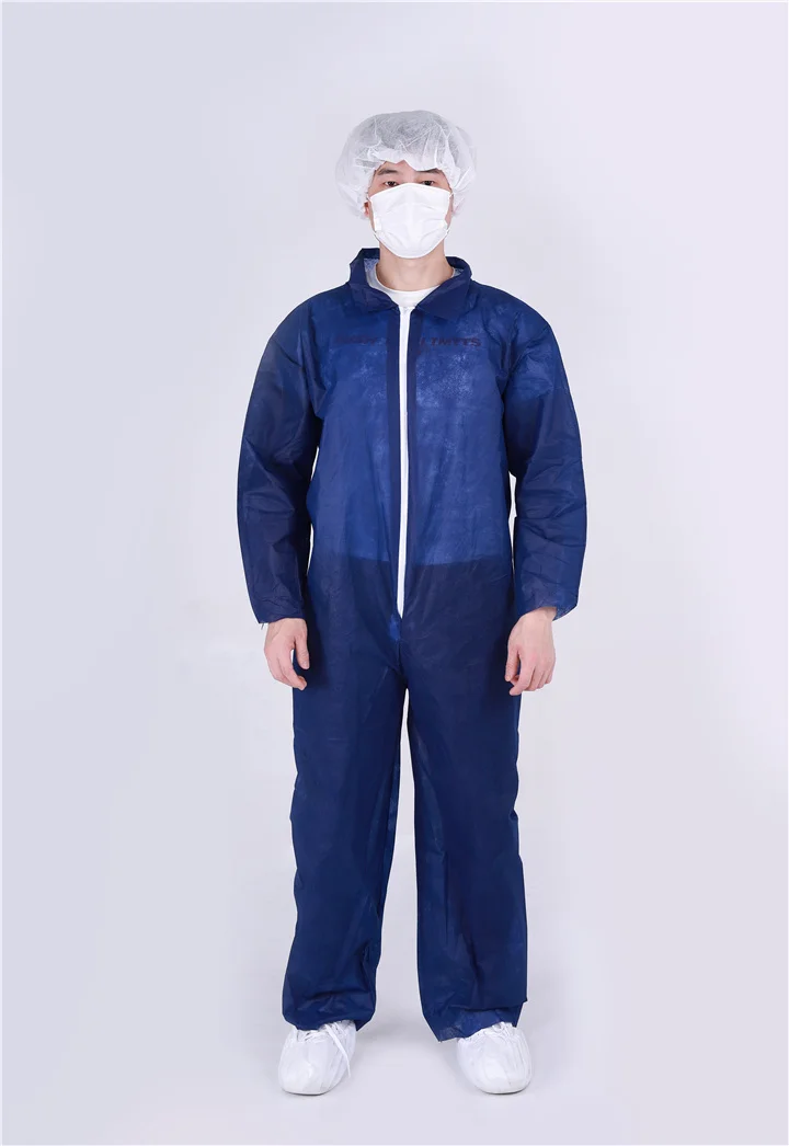Professional Microporous  PP/ SMS /SF Disposable coverall for Alphatec Chemical protection work Suit Coveralls