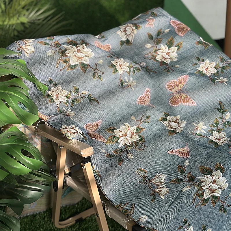 Butterfly pattern fabrics wholesale tapestry fabric for clothing custom gobelin fabric for tapestry hoodies and tote bag