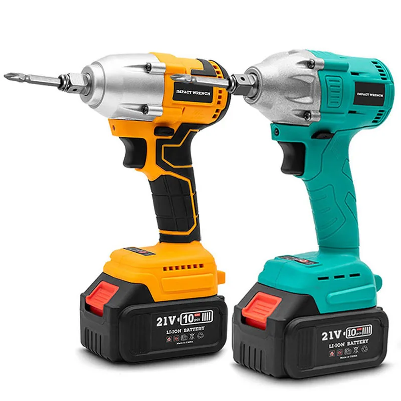 Cordless Electric Screwdriver Multi Head Drill Set Brushless Motor Drill Driver Battery Powered 21v  Electric Impact Wrencher