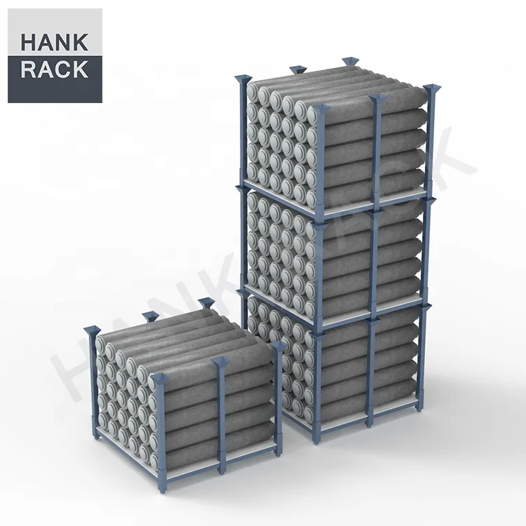 Fabric rolls & carpet stack racks with side frame