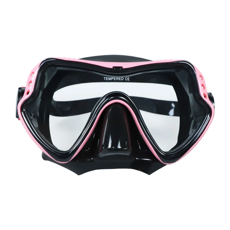 Swim equipment Tempered Lens Swimming Goggles Single Len Mask Scuba Diving mask