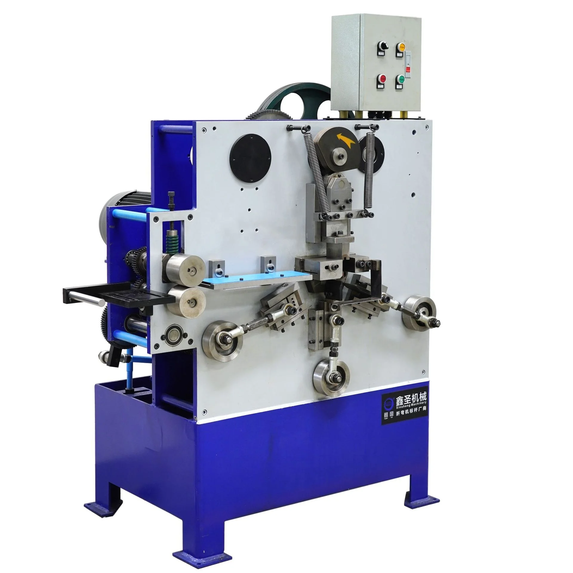 Automatic Mechanical Steel PET Plastic Packing Strip Buckle Making Machine metal Strap Seal Making Machine