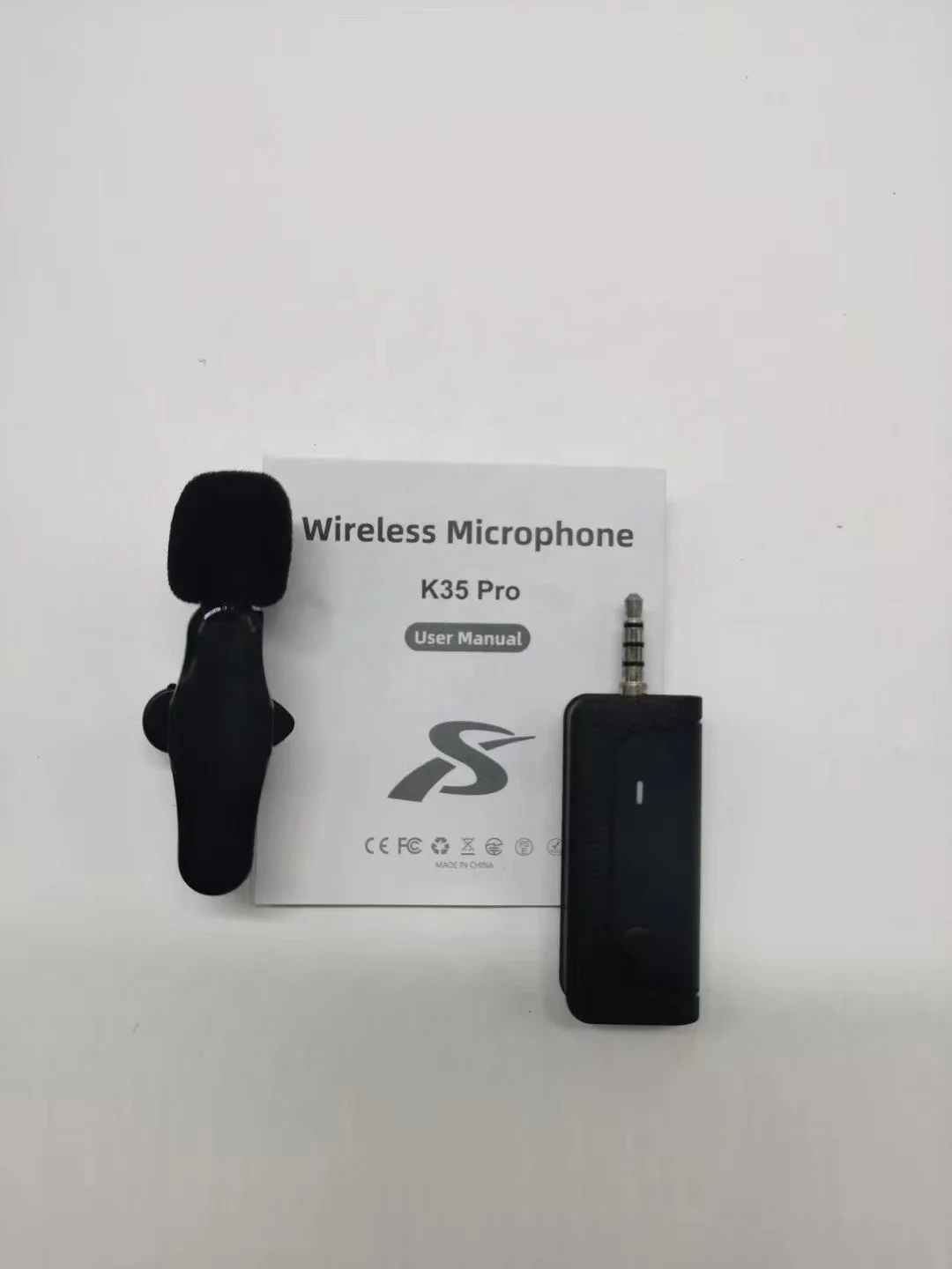 Wireless microphone lavalier radio mike live anchor recording equipment clip-on lavalier net red food broadcasting