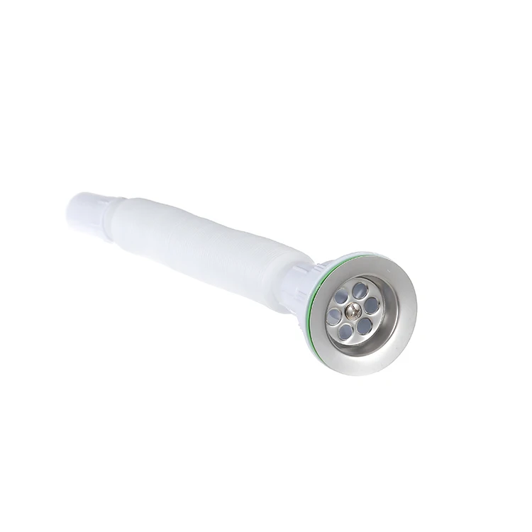 Wholesale 1 1/2In 1 1/4In  Drain Corrugated Plastic Sink Basin Under Water Connection Drain Cleaning Hose Pipe