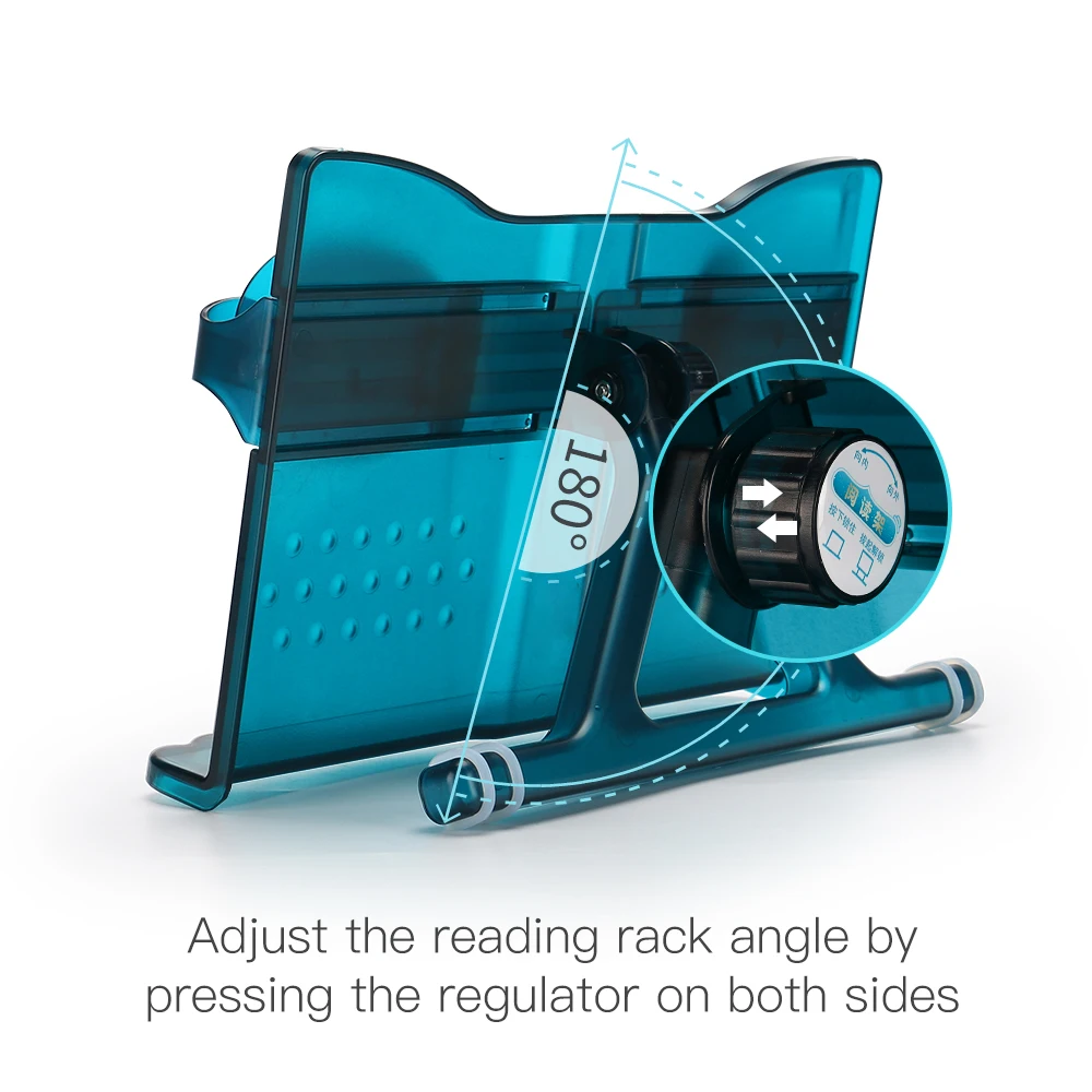 Подставка для книг из экологичного АБС-пластика, регулируемая по высоте