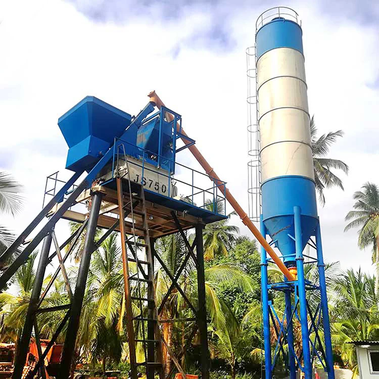 
35m3/h wet mix HZS35 concrete Batching Plant 