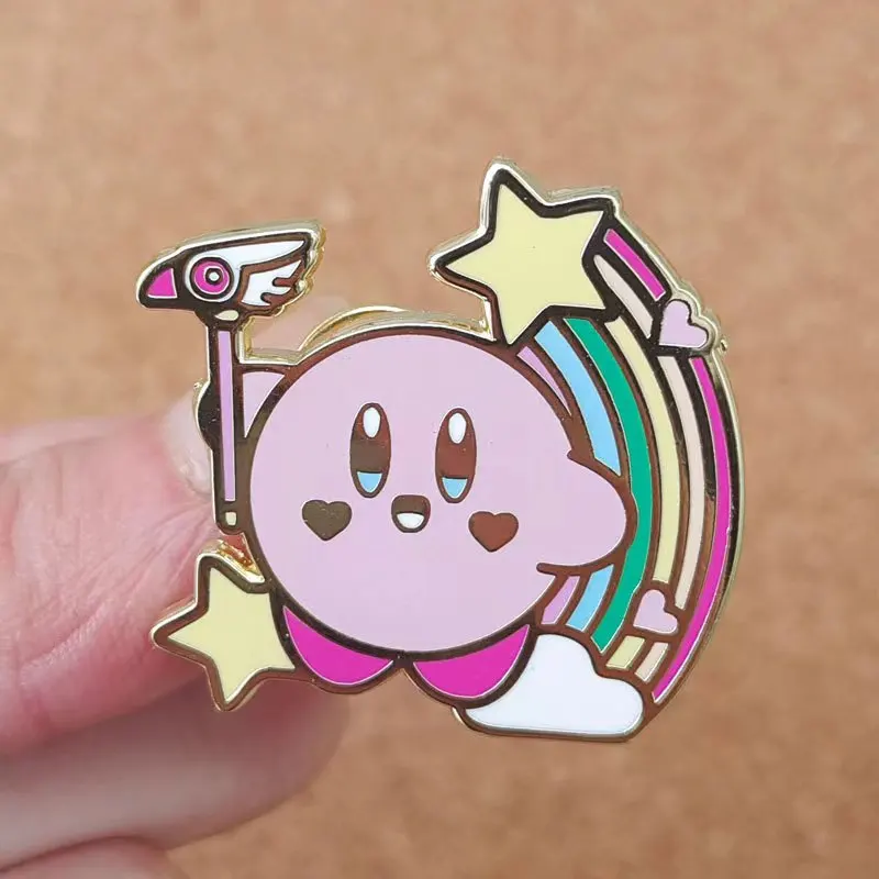 Student Ambassador Lapel Pin Rescue Dog Tie Tack Musical Guitar Bouncing Kitty Cartoon Kirby Soft Enamel Pin