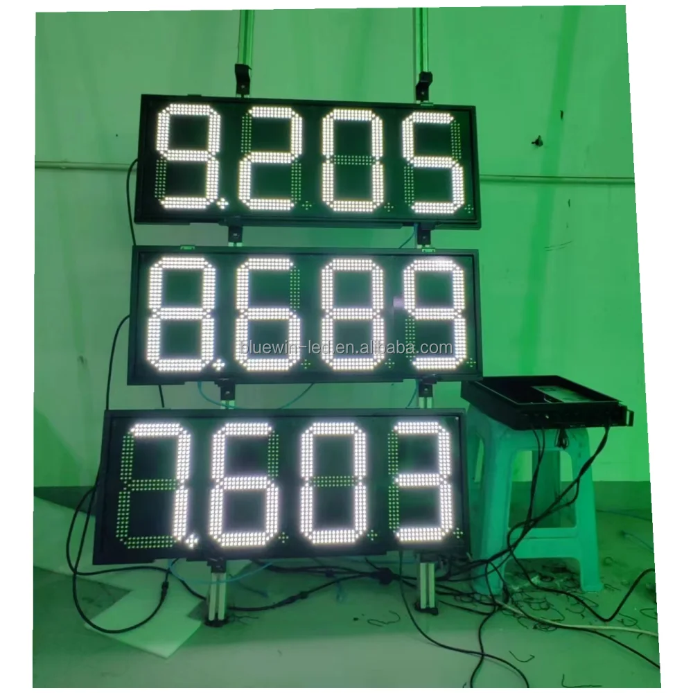 Hot sale open led sign screen for led led gas price sign with HD full color outdoor led digital sign board