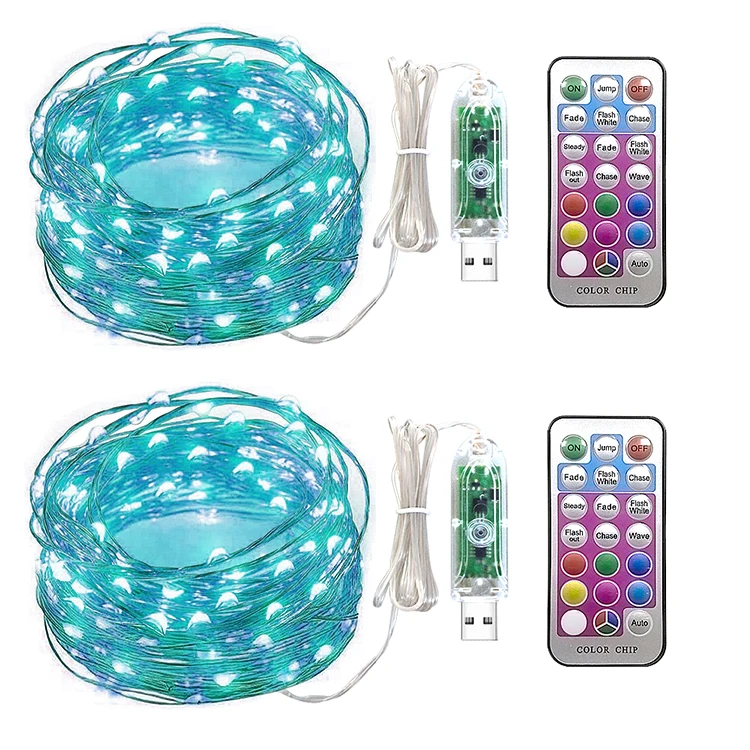 
Медный провод 5 м, 8 цветов, 50 usb, светодиодный светильник, батарея, рождественская елка, украшение для дома, спальни, сказочное украшение 