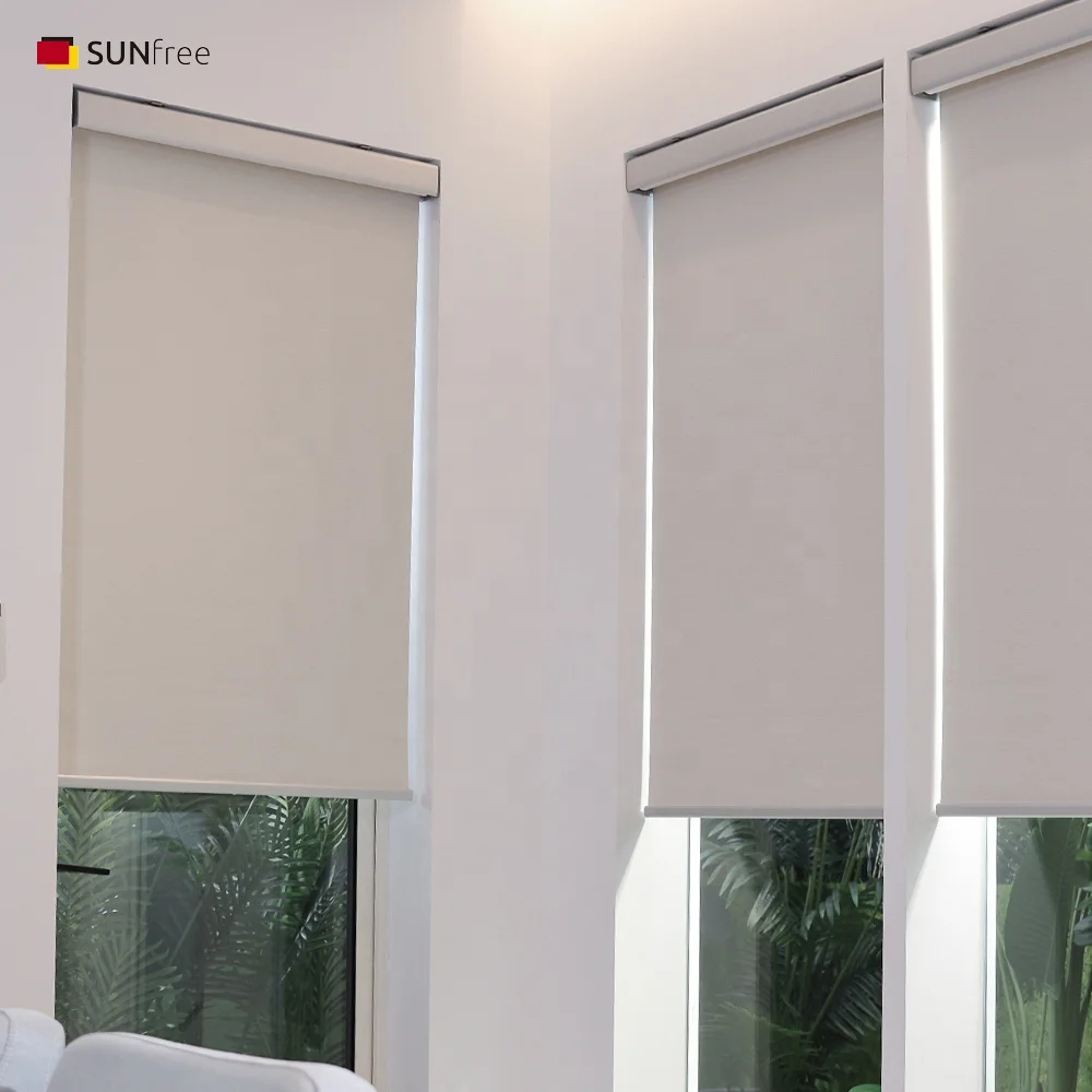 Smart Motorized Roller Blind Wifi App Control Automatic Roller Door Electric Blinds For Living Room Tenda A Rullo Motorizzata