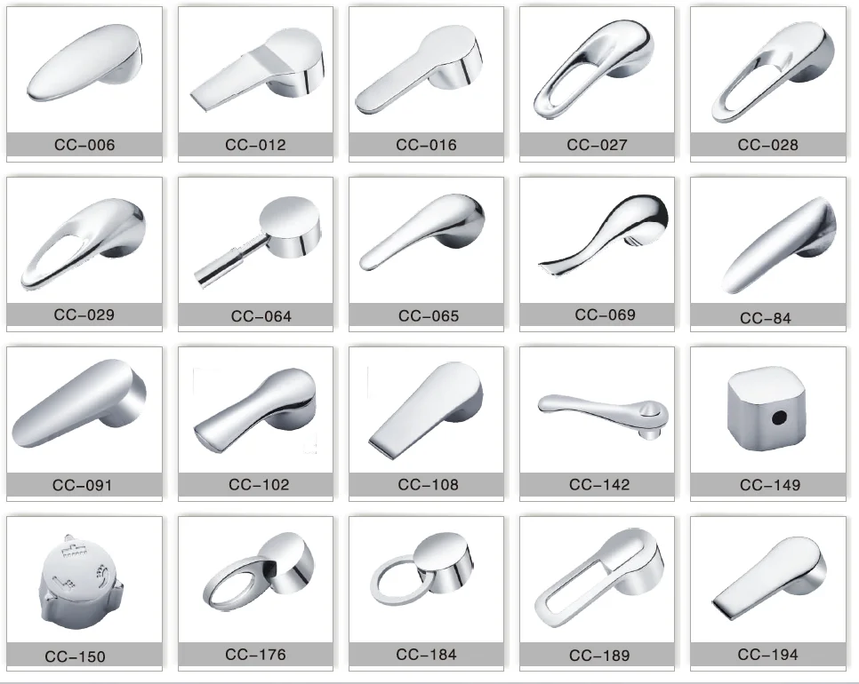 High Quality Zinc Alloy Faucet Handle Durable Using Polished Single Accessory